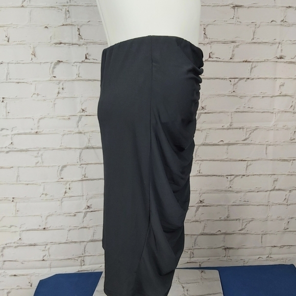 VERO Moda Black Draped Skirt - Picture 4 of 10